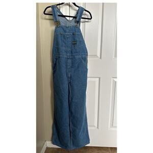 Vintage 50s Osh Kosh B'Gosh Cargo Overalls Vestback Union Made Sanforized‎ USA
